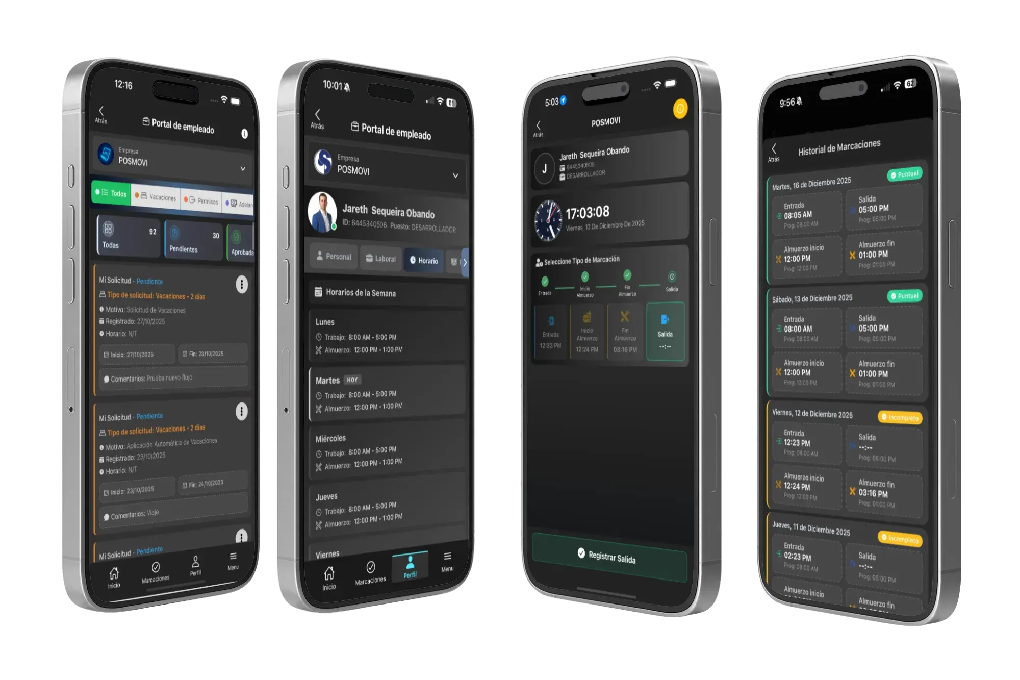 App de marcadas y portal del colaborador para restaurantes
