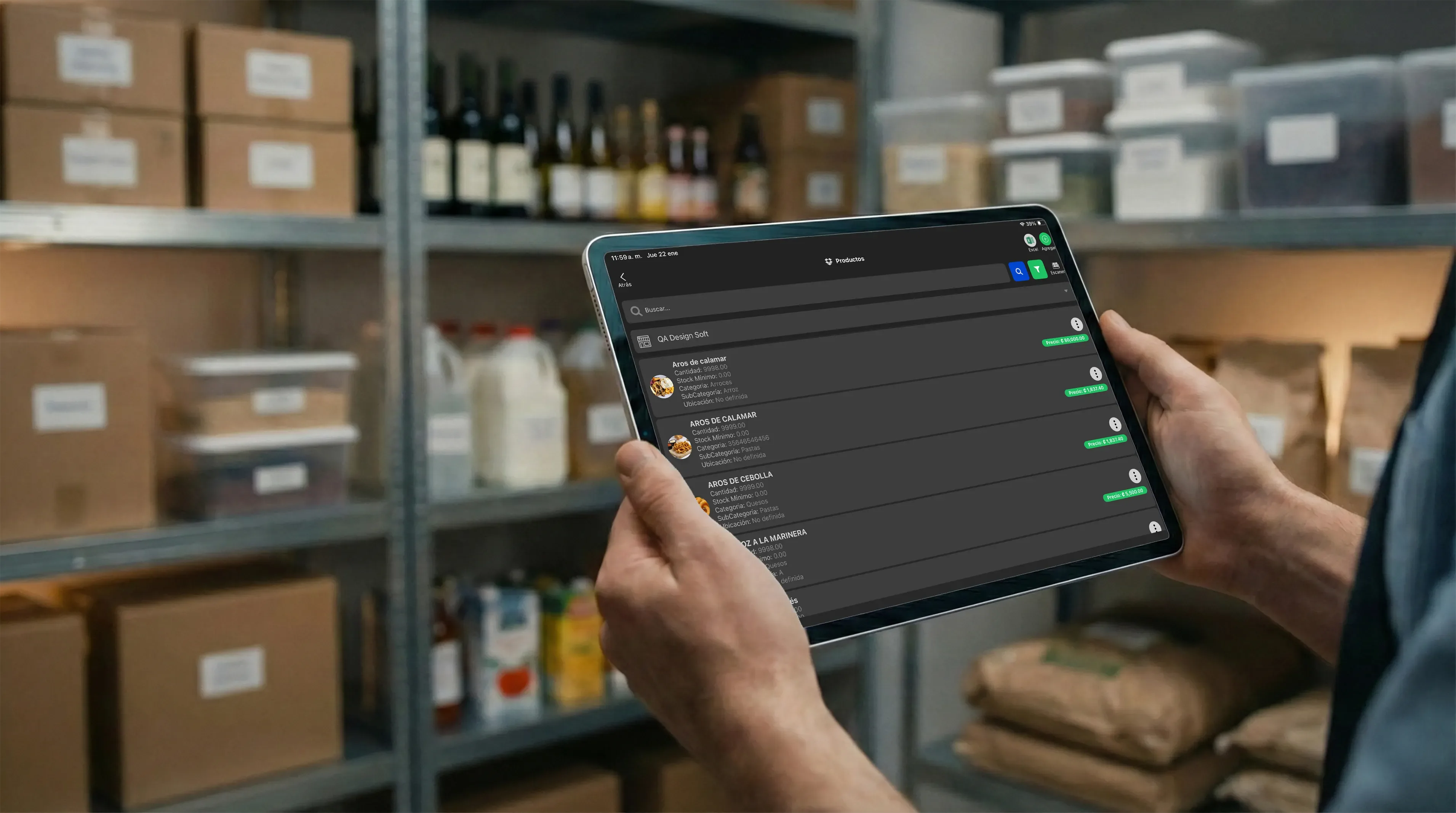 Control de inventario para restaurantes