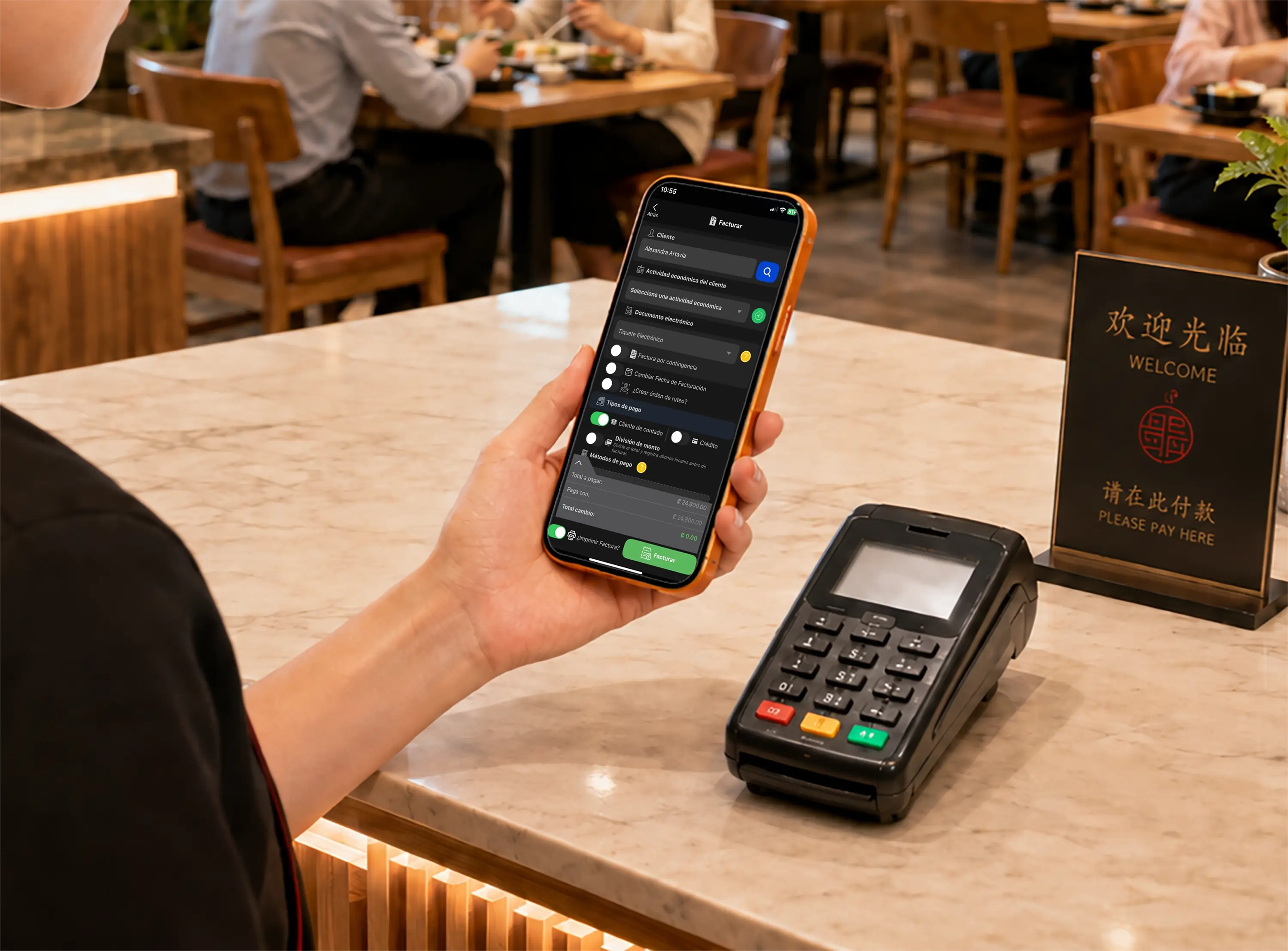 Facturacion desde mesa para restaurante de restaurantes chinos