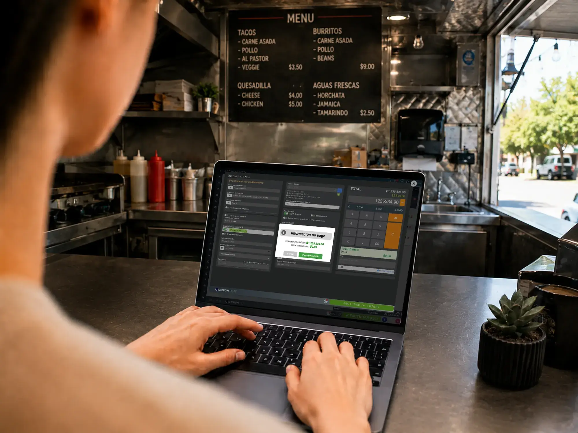 Food truck en operacion con alta demanda