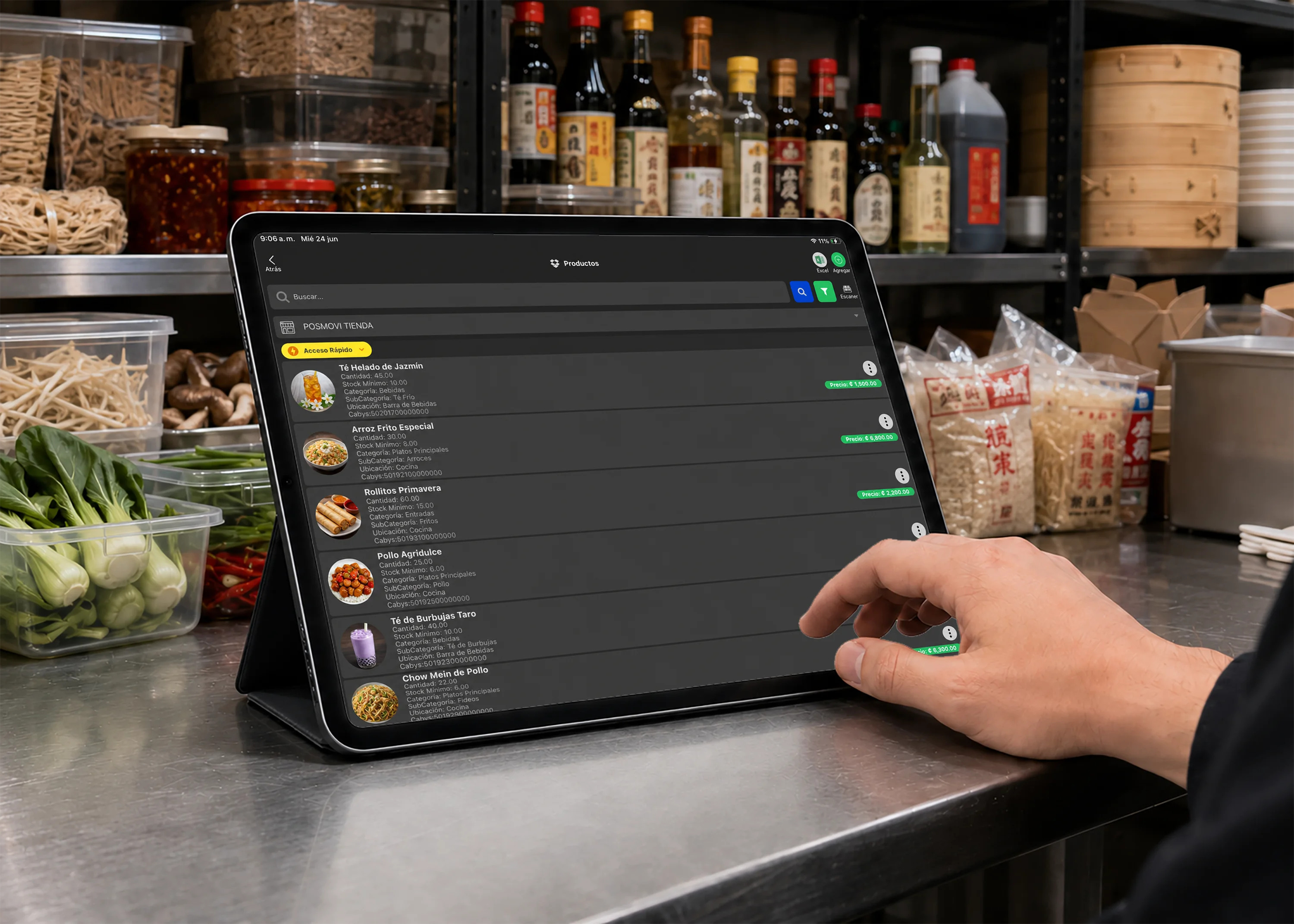 App de POS Restaurantes con inventario y ventas conectadas