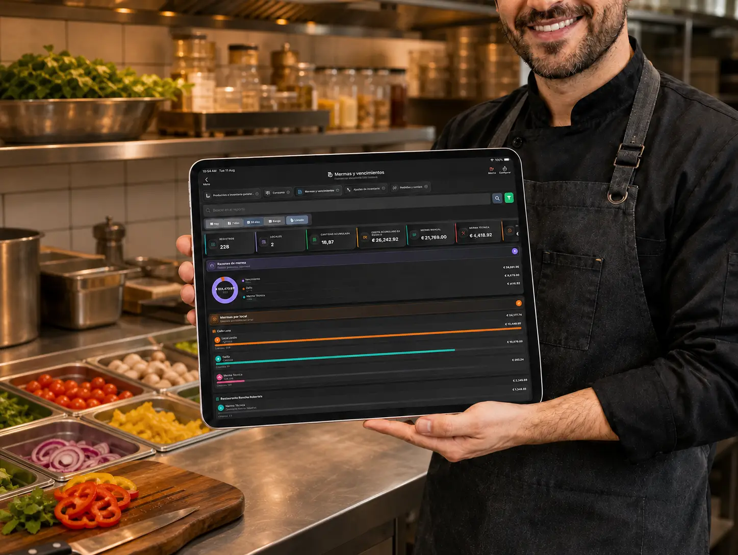 Módulo de mermas de POS Restaurantes