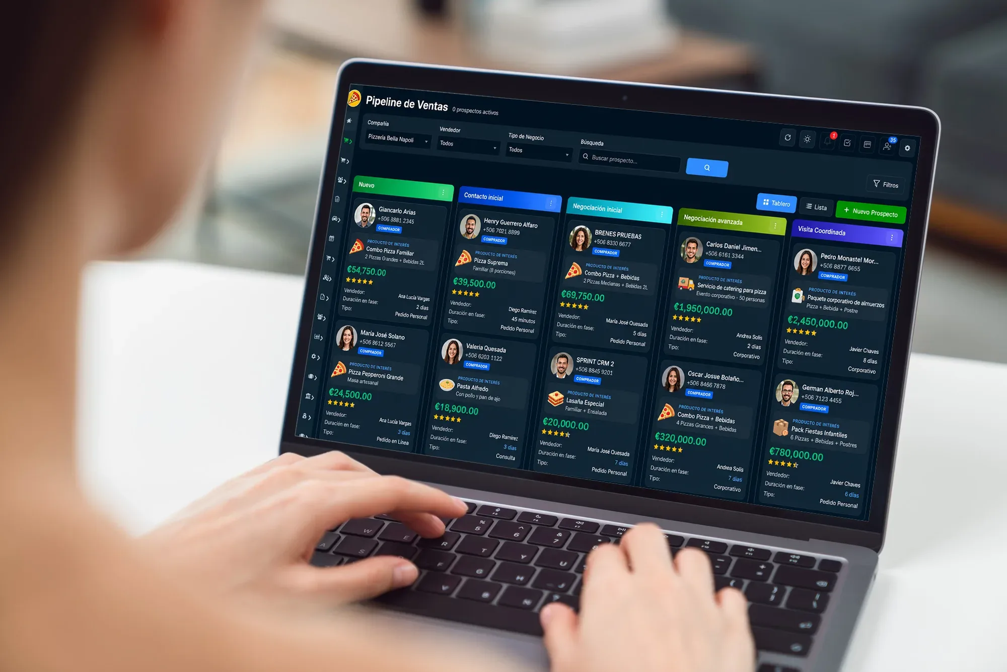 CRM para restaurantes y clientes frecuentes