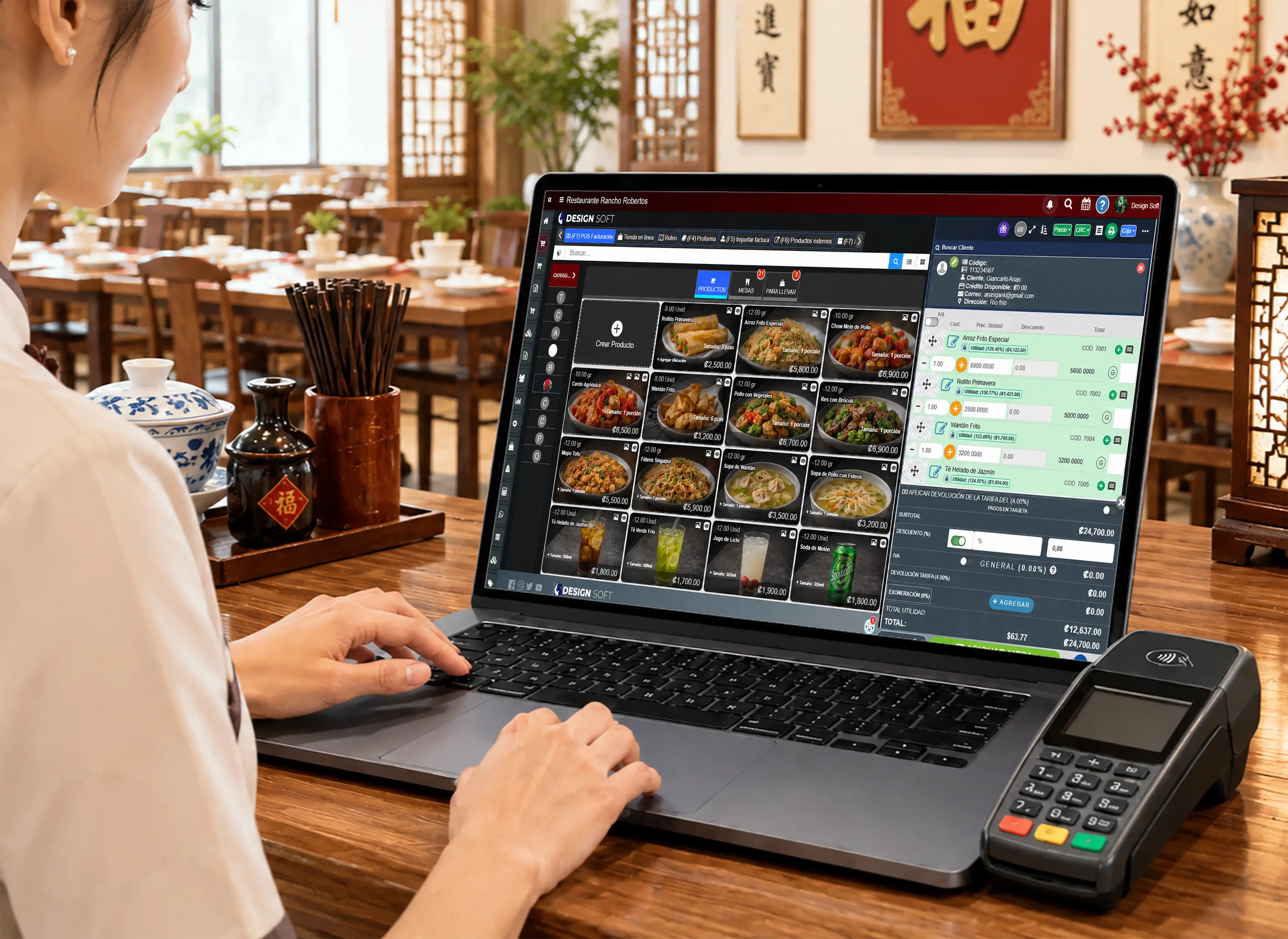 Sistema web POS para restaurante chino