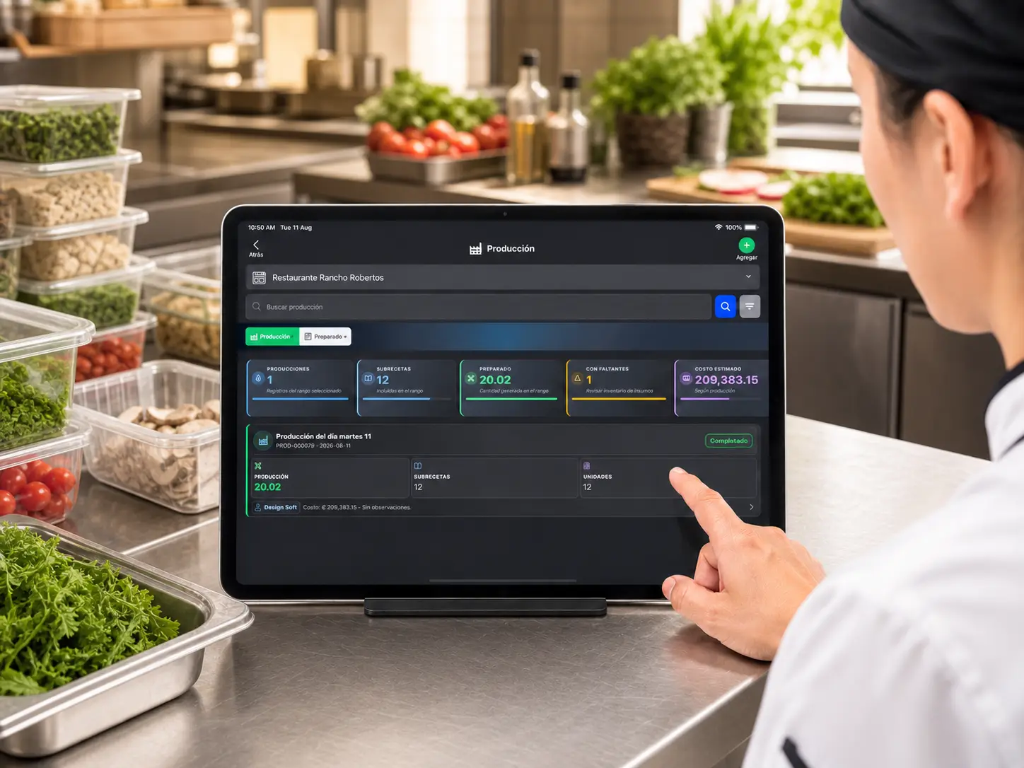 Módulo de producción de POS Restaurantes