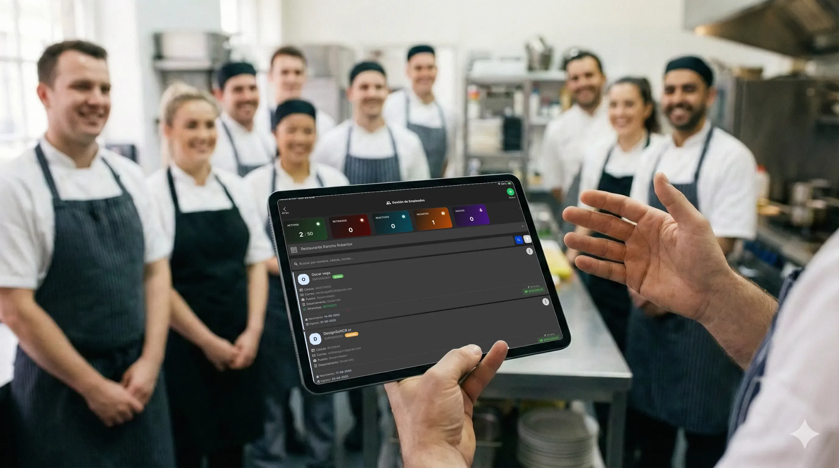 Gestion de personal para restaurantes
