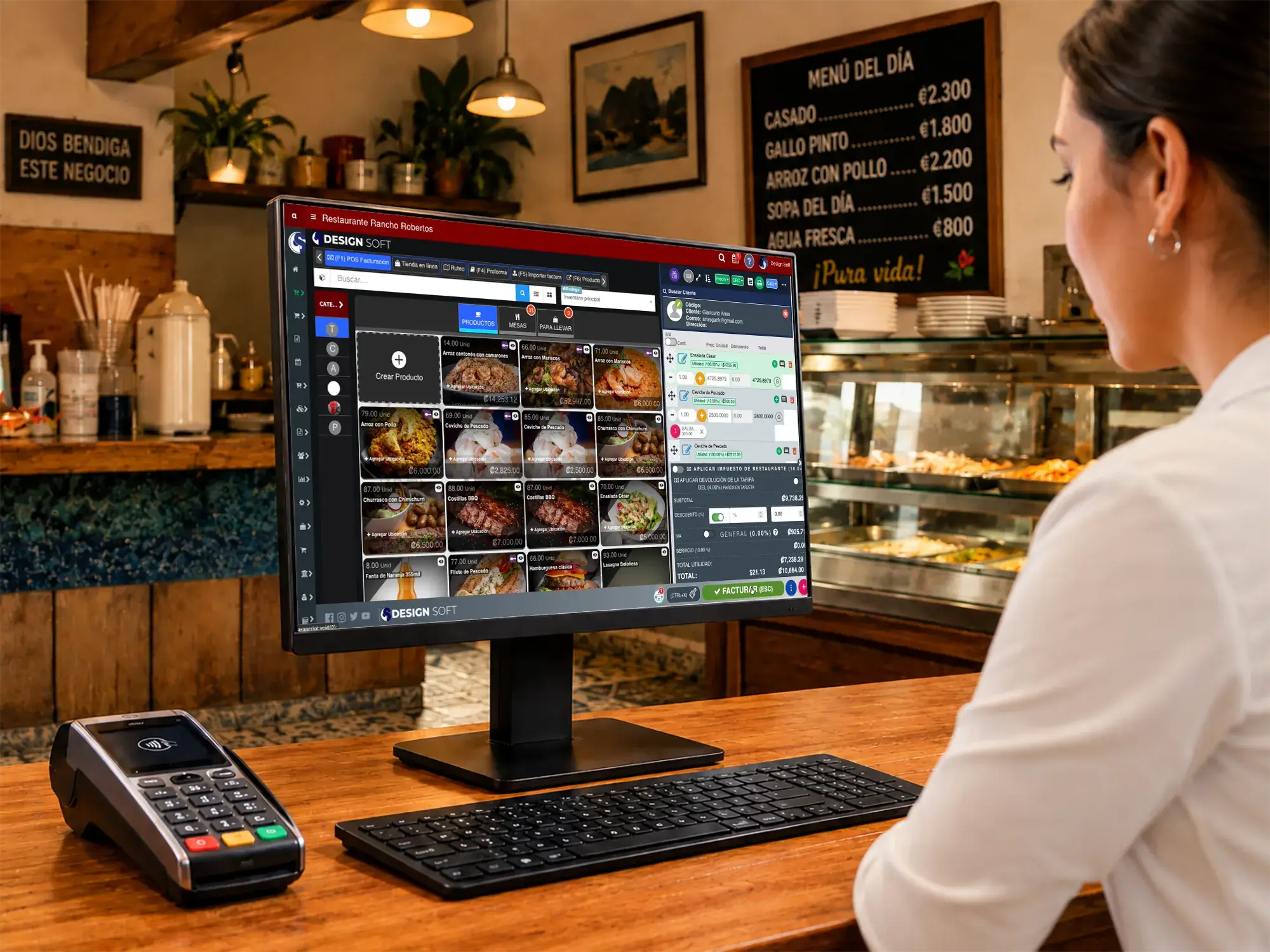 Cobro rapido en software POS para sodas
