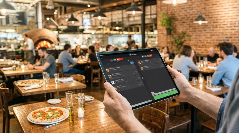 Pantalla de POS Restaurante para gestionar cuentas